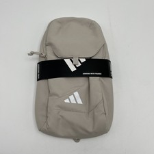 Adidas Essentials Sling Crossbody Bag Multi Pocket, Cream Beige