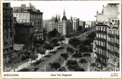 CPA BARCELONA Gran Via Diagonal SPANIEN (789955)