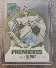 2023-24 Upper Deck Ice Matt Murray Premiers Rookie Card Green 136/299. rookie card picture