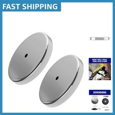 2-Pack Heavy-Duty Round Base Magnets - 95 lb Pull - Corrosion Resistant