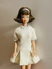 Vintage 1960s Handmade Barbie Midge Pleat Neat Style Dress Fashion NO DOLL