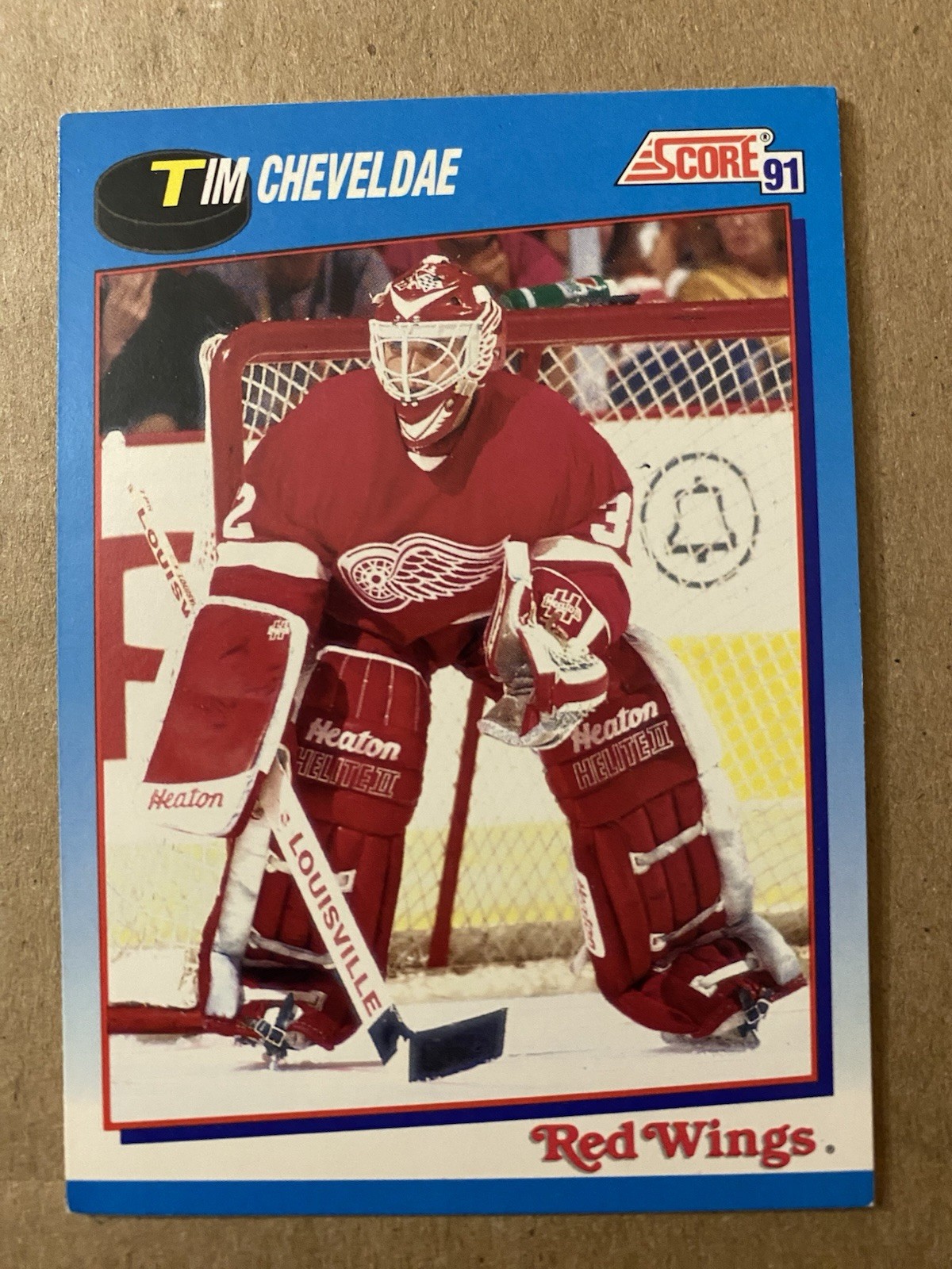 1991-92 Score Canadian - Tim Cheveldae #492 Bilingual