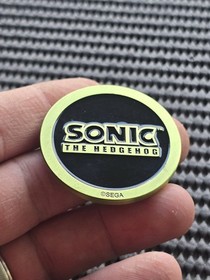 Knuckles Sonic Sega Shop UK Coin Medal Exclusive Rare Promo GENESIS SATURN CD 32