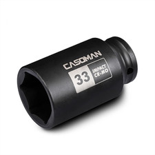 12 Drive X 33 Mm Deep 6 Pt Impact Socket Cr-mo 12-inch Drive 6 Point Axle N