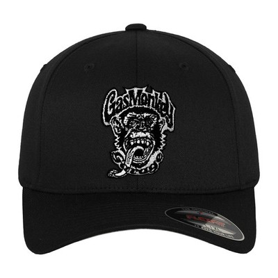 Officially Licensed Gas Monkey Garage - Monkey Logo Patch Flexfit Baseball Cap