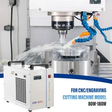Industrial Water Chiller CW-5202 for 80-180W CO2 Laser Engraver Cutter