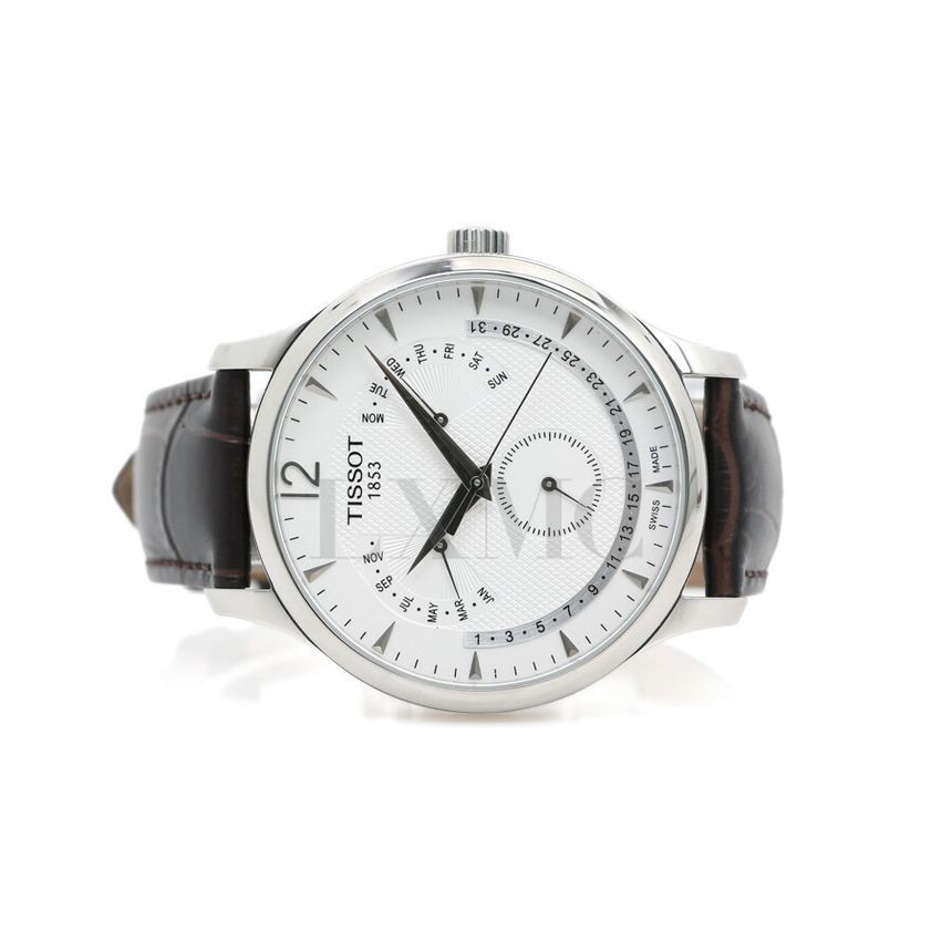 Tissot Tradition Perpetual Calendar Watch Leather T063637A