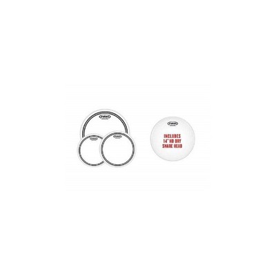 EVANS Fellset (12''/13''/16'') EC2S Clear + 14'' HD Dry Snare Fell