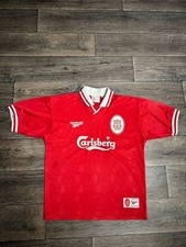 Vintage Reebok Liverpool FC 1996/1997 home football shirt jersey small 38”/40”