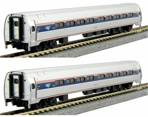 KATO 1068002 N SET 2 WAGEN Amtrak Amfleet I Phase VI 2 Reisezugwagen Set A 106-8002 | Zustand: New