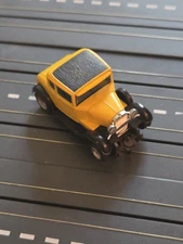 1930 Aurora Afx Ford Coupe Slot Car Ho Scale Yellow 