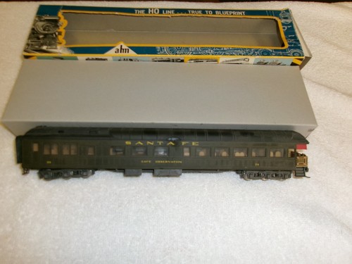 AHM HO #6360 Pullman Cafe Aussichtswagen Santa Fe von Rivarossi Italien | Zustand: Used