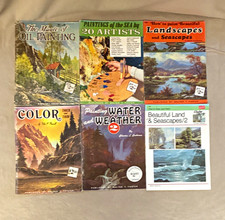 Walter T. Foster Oil Painting Instruction Book Lot of 5: Landscapes, Nature