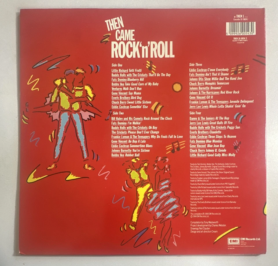 Then Came Rock N Roll - 12” Double Vinyl Gatefold  LP  Various  EMI  1984 EX/EX - Image 3 of 4