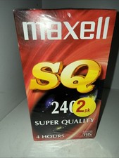 Maxell VHS Kassetten Video Cassetten Doppelpack, 2 x 4 Stunden, OVP