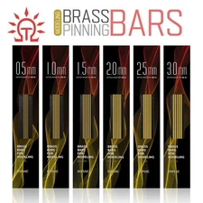 DSPIAE: Brass Bars - Pinning Rods & Scale Modeling - 0.5-3mm - 200mm / 7.9in