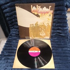 LP VINYL ALBUM LED ZEPPELIN II RED PLUM LABEL 1969 UK 3RD PRESS KILLING EX/VG