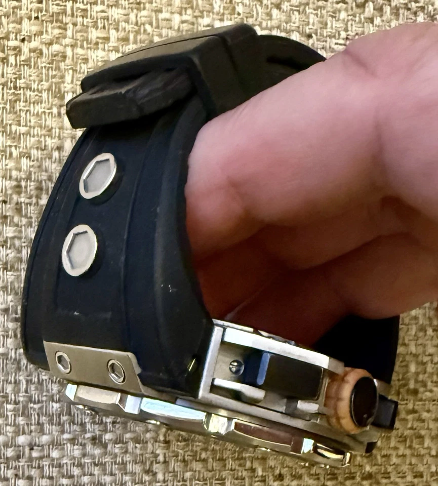 ✅ GV2 BY GEVRIL Corsaro Automático Cronógrafo-Reloj Suizo 53.5 mm-Limitado RARO ✅ Foto 4 de 4