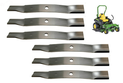 #ad 6 MOWER BLADES FOR JOHN DEERE 60quot; CUT M128485 M133381 TCU15881 737 757 777 797 $84.95