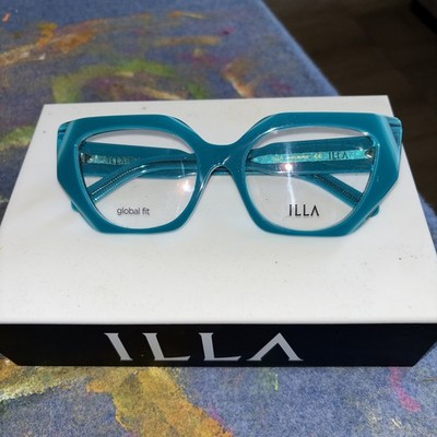 ILLA EYEGLASSES FRAMES/ FIAMMA GREEN 55/19/135  BRAND NEW
