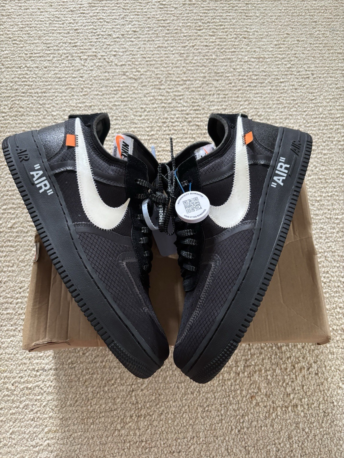 OFF WHITE X NIKE Nike X Off White Air Force One nere