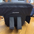 Alpcour Reclining Stadium Seat Wide Bleacher Chair with Support Cushion - Black — photo 4
