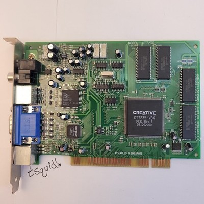 Creative Labs Encore Dxr3 PCI DVD MPEG 2 Decoder Card CT7230 Vintage PC Upgrade