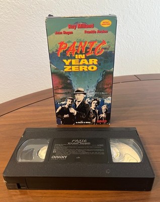 Panic in Year Zero (1962) VHS - Sci-Fi Cult Classic - RARE!