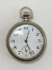 Antique WALTHAM Silverode Pocket Watch, Pre-Owned, Runs (32-#113)