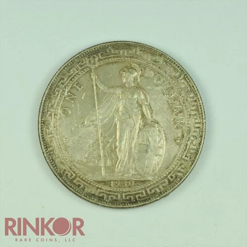 1930 British Silver Trade Dollar