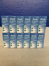 Oral-B Super Floss 50 Pre-Cut Dental Floss Strands Lot Of 12 Packs New Sealed