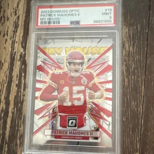 2023 Panini Donruss Optic My House Patrick Mahomes II #19 PSA 9 Chiefs