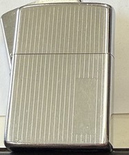 Zippo 1972 Engine Turned Chrome Lighter U22