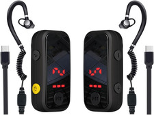 Super Mini Waterproof Walkie Talkies Pro with Earpieces - 2 Pack for Outdoors