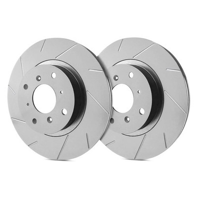 For Ford F-450 Super Duty 17-20 SP Performance Slotted 1-Piece Rear Brake Rotors