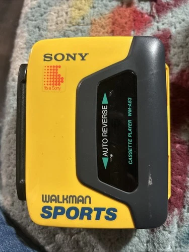 Sony WM-A53 Walkman Cassette Player Sports Tested - Works!