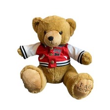 FAO Schwarz 12 Varsity Jacket Football Player Stuffed Teddy Bear Plush