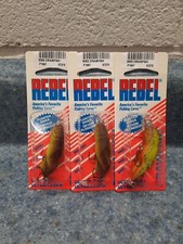 3 Rebel Wee Crawfish F76 Made In 2003!  RARE! 
