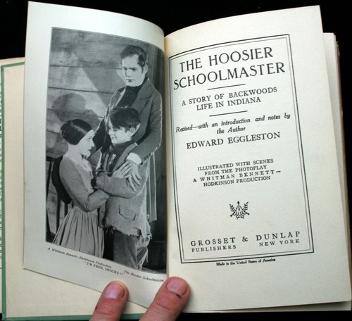 THE HOOSIER SCHOOLMASTER photoplay silent movie Henry Hull civil war romance - Picture 6 of 10