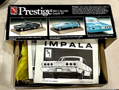 🏁 AMT/Ertl Prestige 1963 Chevrolet Impala SS - (Complete