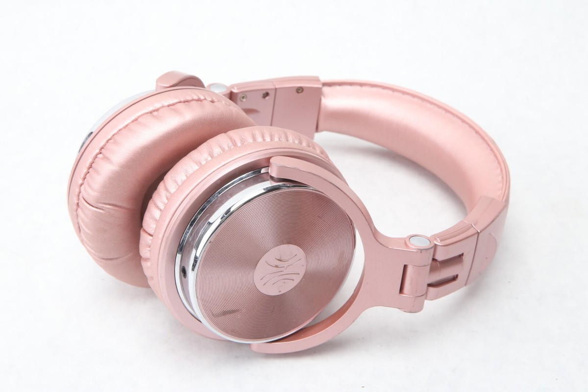 OneOdio Headphones Pro Studio Wired Over Ear Pink Rose Gold NO CABLES N13