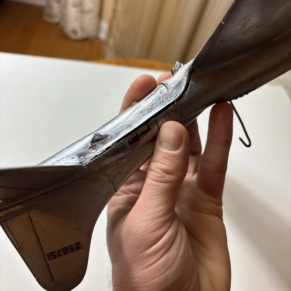 二战英国堡垒识别观察员模型飞机 B-17 1942 年 7 月损坏 — 第 4/4 张图片