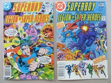 Superboy Legion of Superheroes 242 243, Aug 76 52p. Sep 76 44p. , F/VF