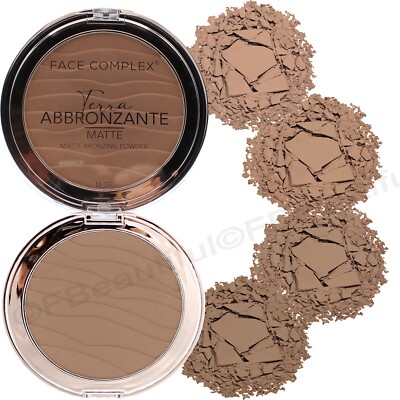Bräunungserde Matte Make up Gesicht Skin Bronzing Powder Compact Face Complex
