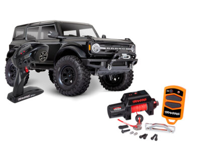 Traxxas Ford Bronco 2021 TRX-4 schwarz mit Pro Seilwinde TRX92076-4-BLK-SET 