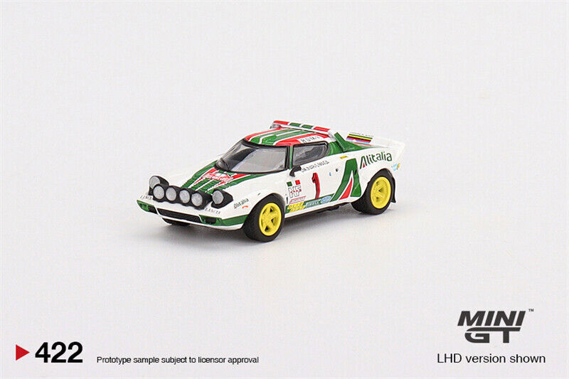 MINI GT 1:64 Lancia Stratos HF 1977 Rally MonteCarlo Model Car in