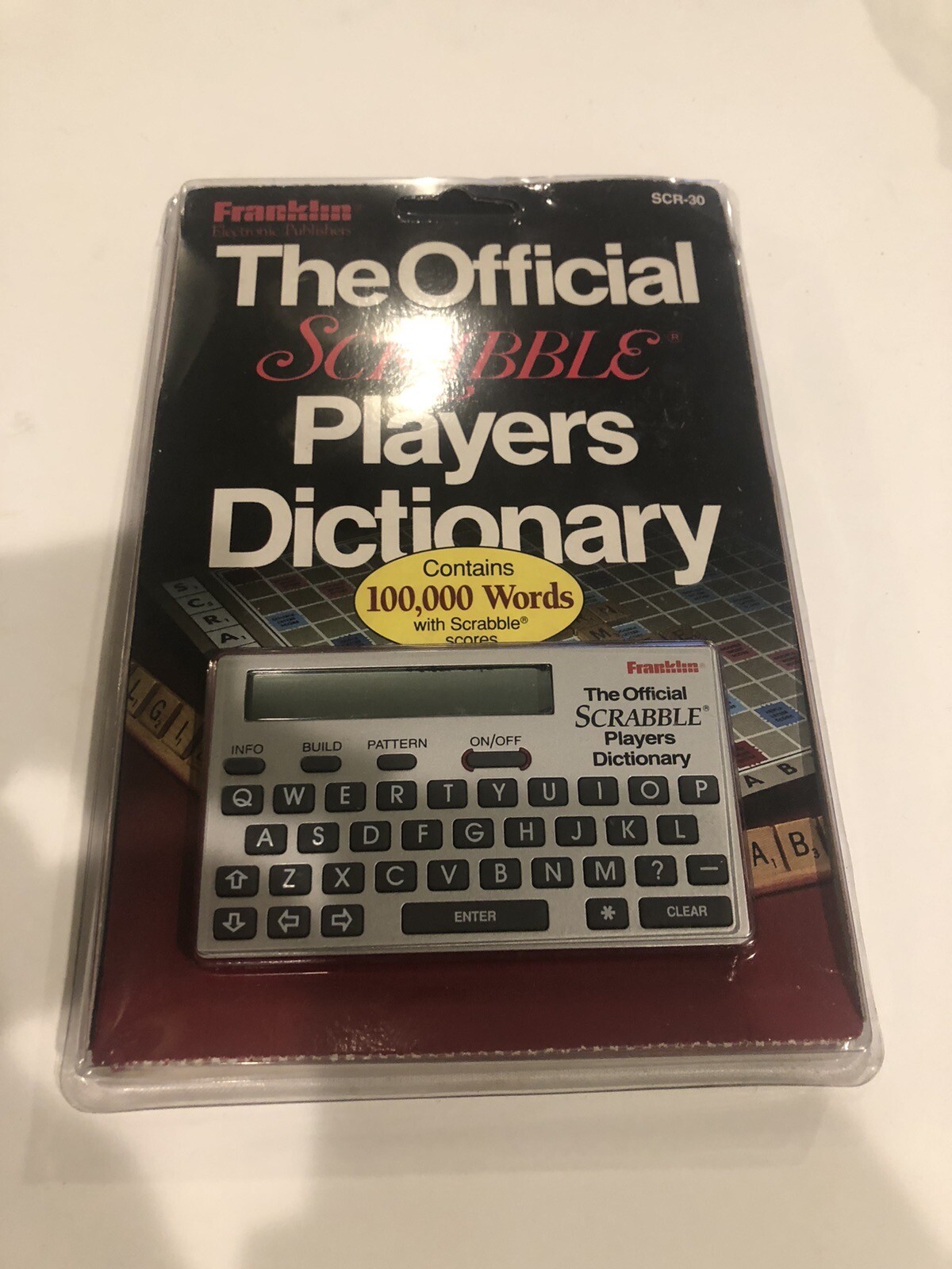 Franklin The Official Scrabble Player Dictionary 1992 Electronic