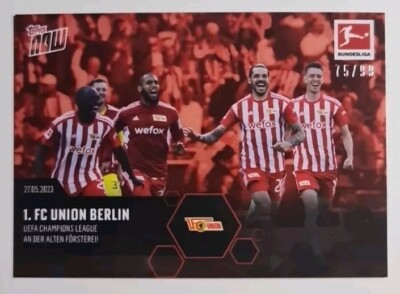 Topps Now Bundesliga 2022-23 - Card 214 - Union Berlin Champions League RED