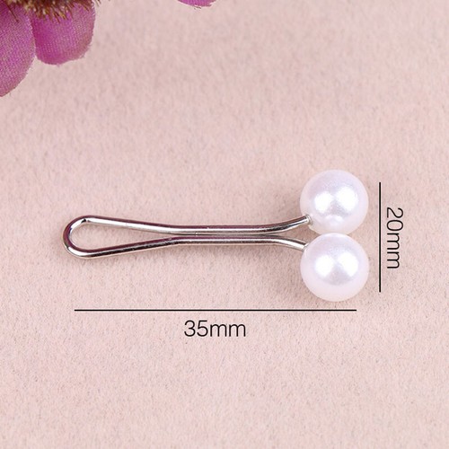 12pcs Drop Pearls Pin Muslim Women Shawl Scarf Scarves Hijab Clips Brooch Pins - Picture 10 of 25