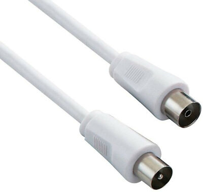 Skymaster PLUS 10m Antennenkabel TV-Anschlusskabel weiß doppeltgeschirmt >80dB